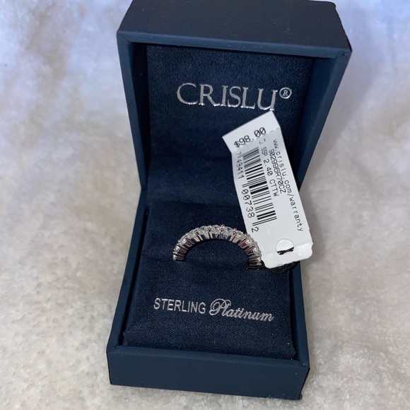 Crislu size 7 Ring NWT eternity band - Picture 7 of 7